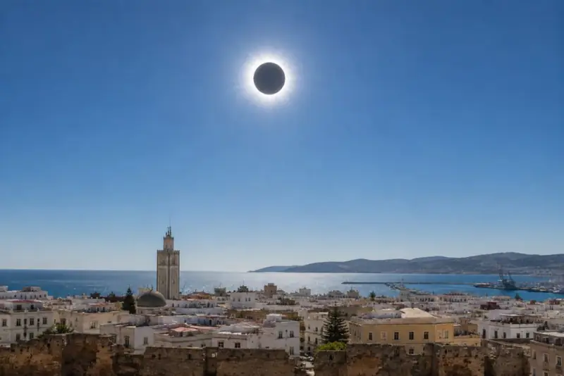Eclipse total en Tánger