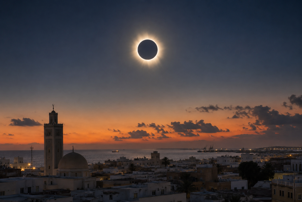 Eclipse 2027 en Sfax (Túnez)